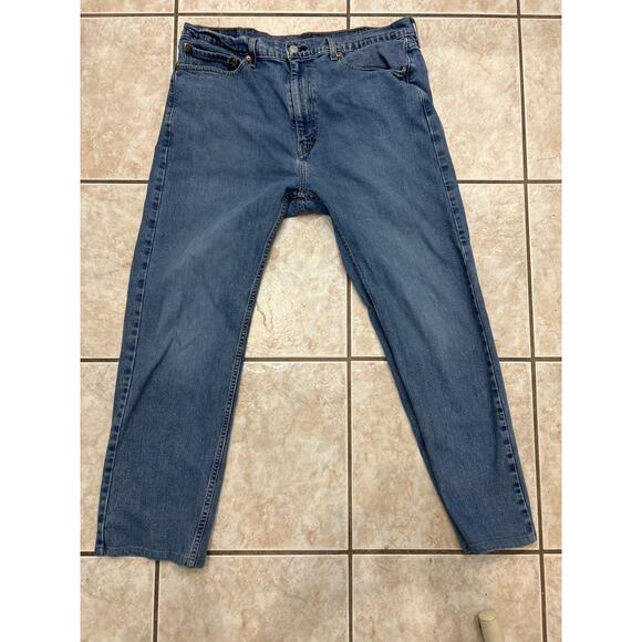 Levi’s 505 Men’s Jeans Blue Regular Fit Straight Leg 36x32 - Picture 1 of 4